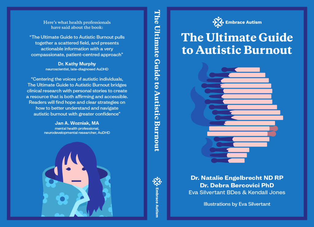 The cover of the paperback version of ‘The Ultimate Guide to Autistic Burnout’.